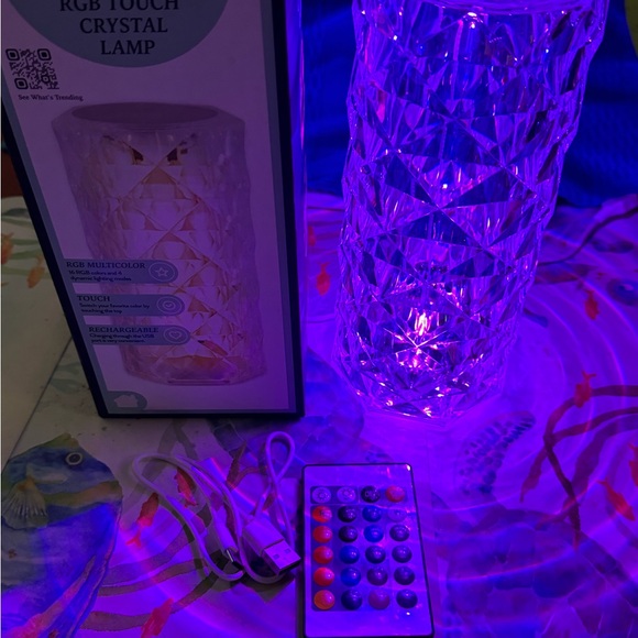 New RGB Touch Crystal Lamp - Picture 3 of 12